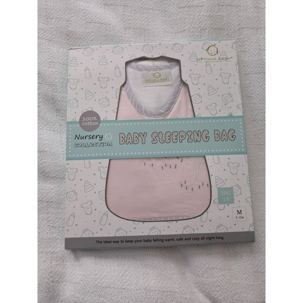 Optima Baby Sleeping Bag, New In Box, 2-12 Mos Deer Forest, 100% Cotton TOG 1.0